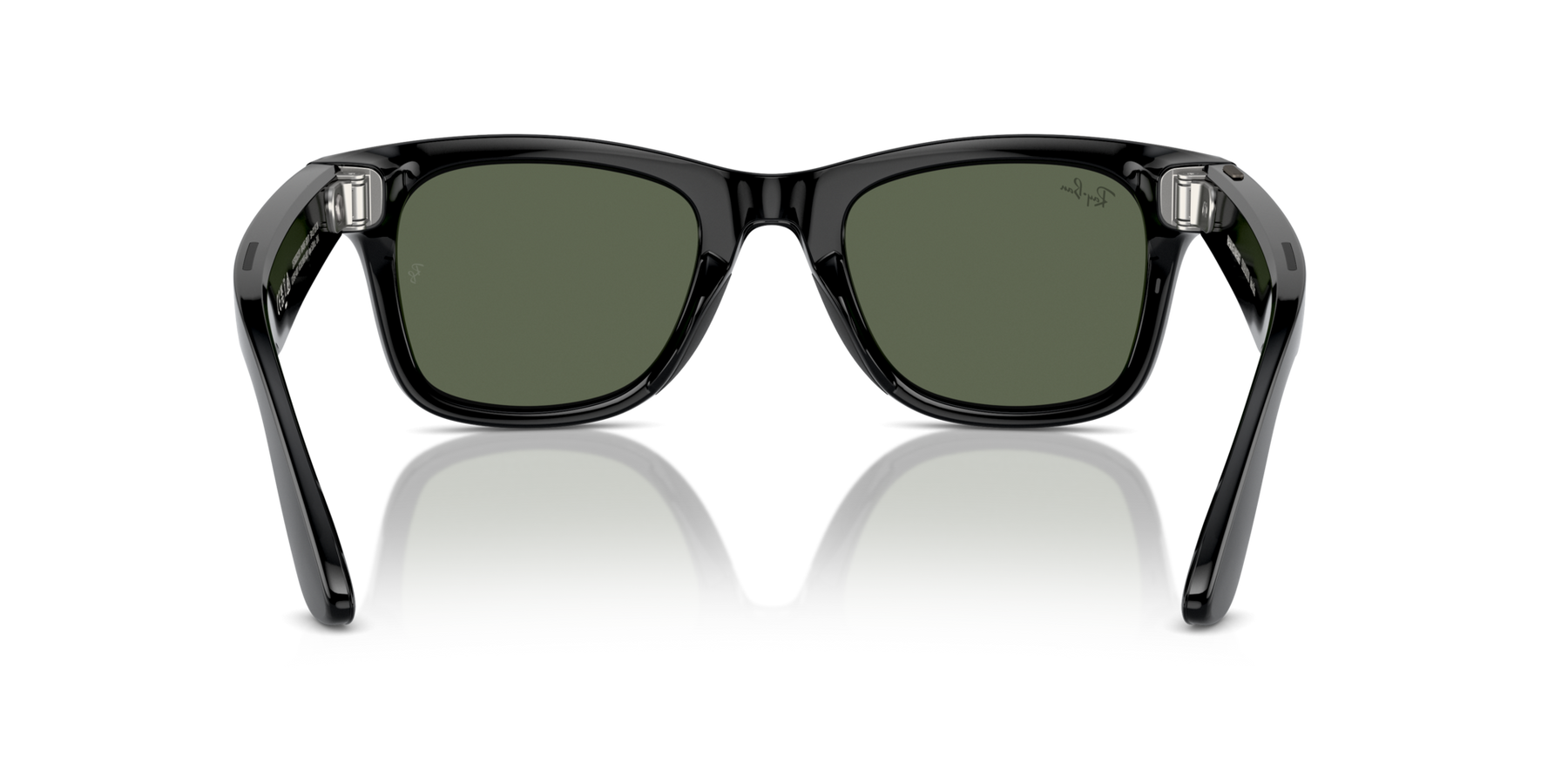 RAY BAN META 4006 WAYFARER BLACK G15 GREEN MEDIUM