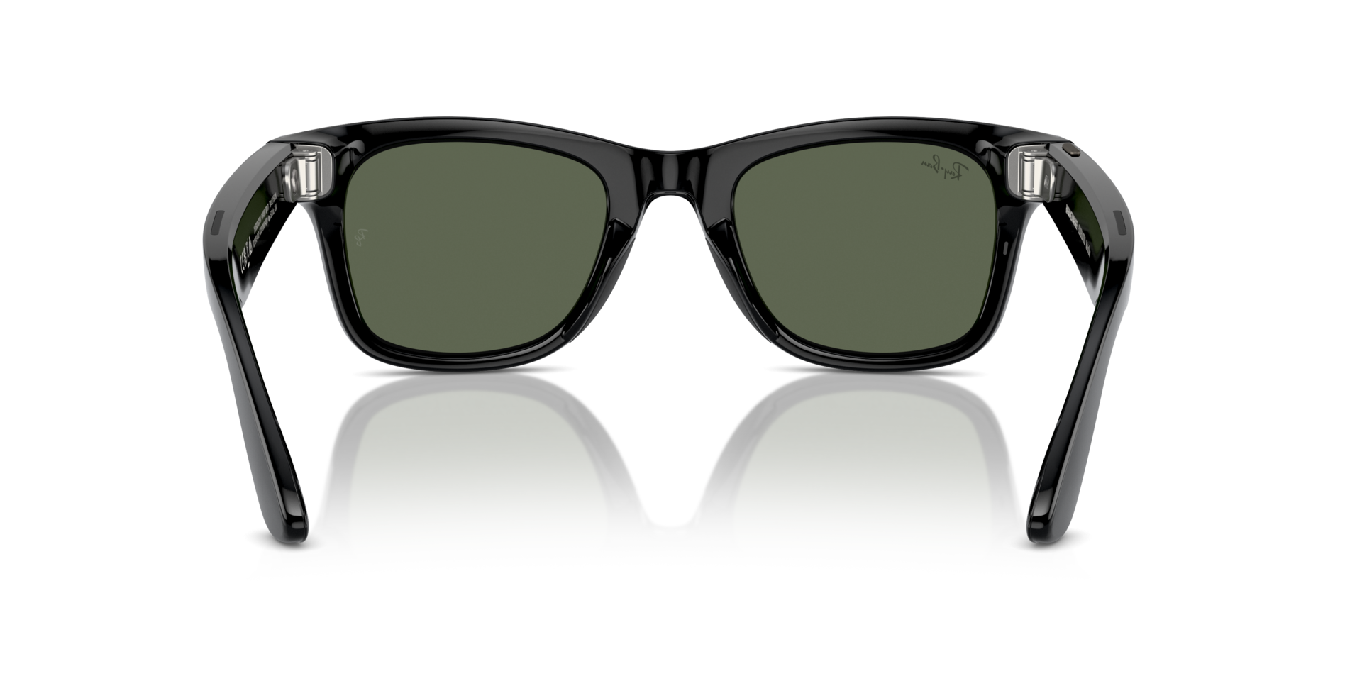 RAY BAN META 4006 WAYFARER BLACK G15 GREEN MEDIUM