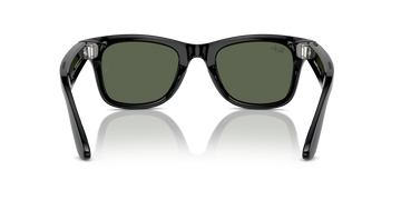 RAY BAN META 4006 WAYFARER BLACK G15 GREEN MEDIUM