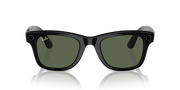 RAY BAN META 4006 WAYFARER BLACK G15 GREEN MEDIUM