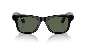 RAY BAN META 4006 WAYFARER BLACK G15 GREEN MEDIUM