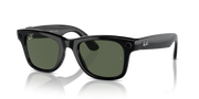 RAY BAN META 4006 WAYFARER BLACK G15 GREEN MEDIUM