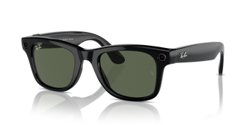 RAY BAN META 4006 WAYFARER BLACK G15 GREEN MEDIUM