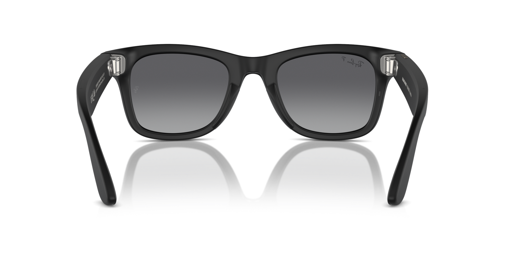 Ray-Ban Meta AI RW4006 (Wayfarer) Polarized Sunglass Matte Black Medium