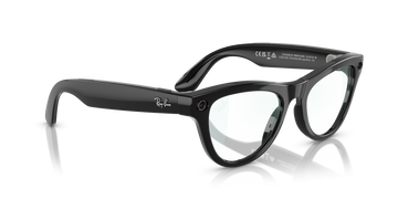 Ray-Ban Meta AI Skyler Cat Eye Smart Eyewear Shiny Black RW4010