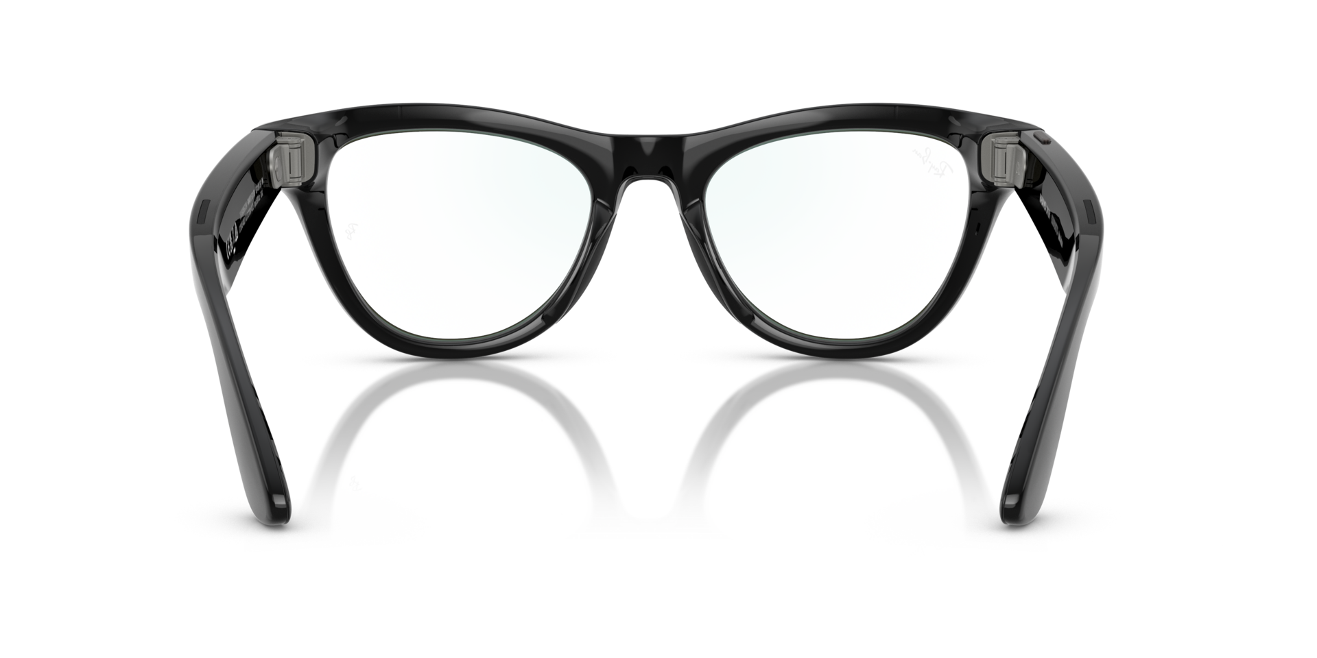 Ray-Ban Meta AI Skyler Cat Eye Smart Eyewear Shiny Black RW4010