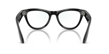Ray-Ban Meta AI Skyler Cat Eye Smart Eyewear Shiny Black RW4010