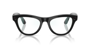 Ray-Ban Meta AI Skyler Cat Eye Smart Eyewear Shiny Black RW4010