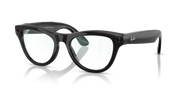 Ray-Ban Meta AI Skyler Cat Eye Smart Eyewear Shiny Black RW4010