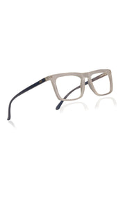 Colour Frame Series Stylish Spectacle Frames for Men | Blue Rays Protection Rectangle Eyewear with Anti Glare Glasses for Men and Women (Matte Transparent)