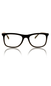 Colour Frame Series Eyewears | Blue Rays Protection Warfare Stylish Spectacles With Anti Glare Eyeglasses For Men and Women Eyewears (Black)