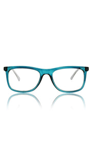 Colour Frame Series Eyewears | Blue Rays Protection Warfare Stylish Spectacles With Anti Glare Eyeglasses For Men and Women Eyewears (Turquoise Blue)