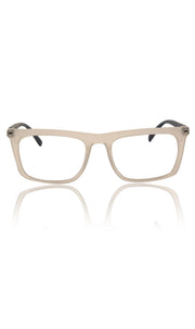 Colour Frame Series Stylish Spectacle Frames for Men | Blue Rays Protection Rectangle Eyewear with Anti Glare Glasses for Men and Women (Matte Transparent)