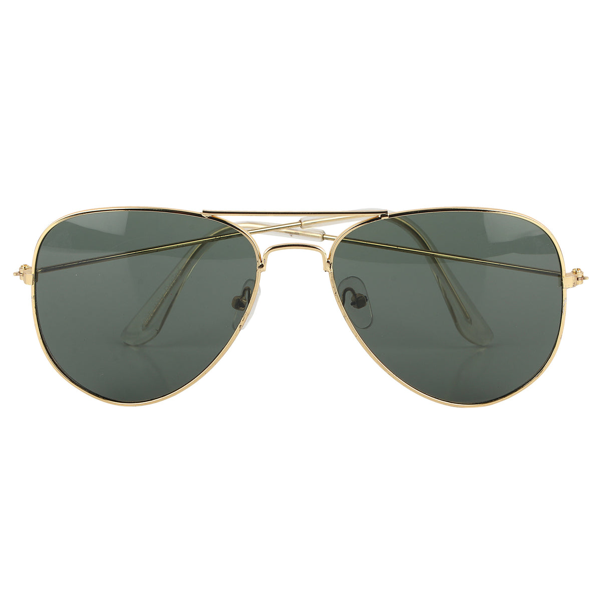 Aviator UV Protection Sunglass (Gold and Green)