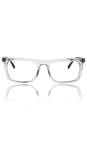 Colour Frame Series Stylish Spectacle Frames for Men | Blue Rays Protection Rectangle Eyewear with Anti Glare Glasses for Men and Women (Printed Transparent)