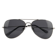 Aviator UV Protection Sunglass (Silver and Full Black)