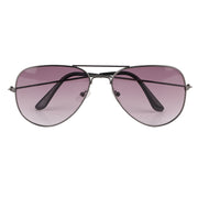 Aviator UV Protection Sunglass (Grey and Purple)