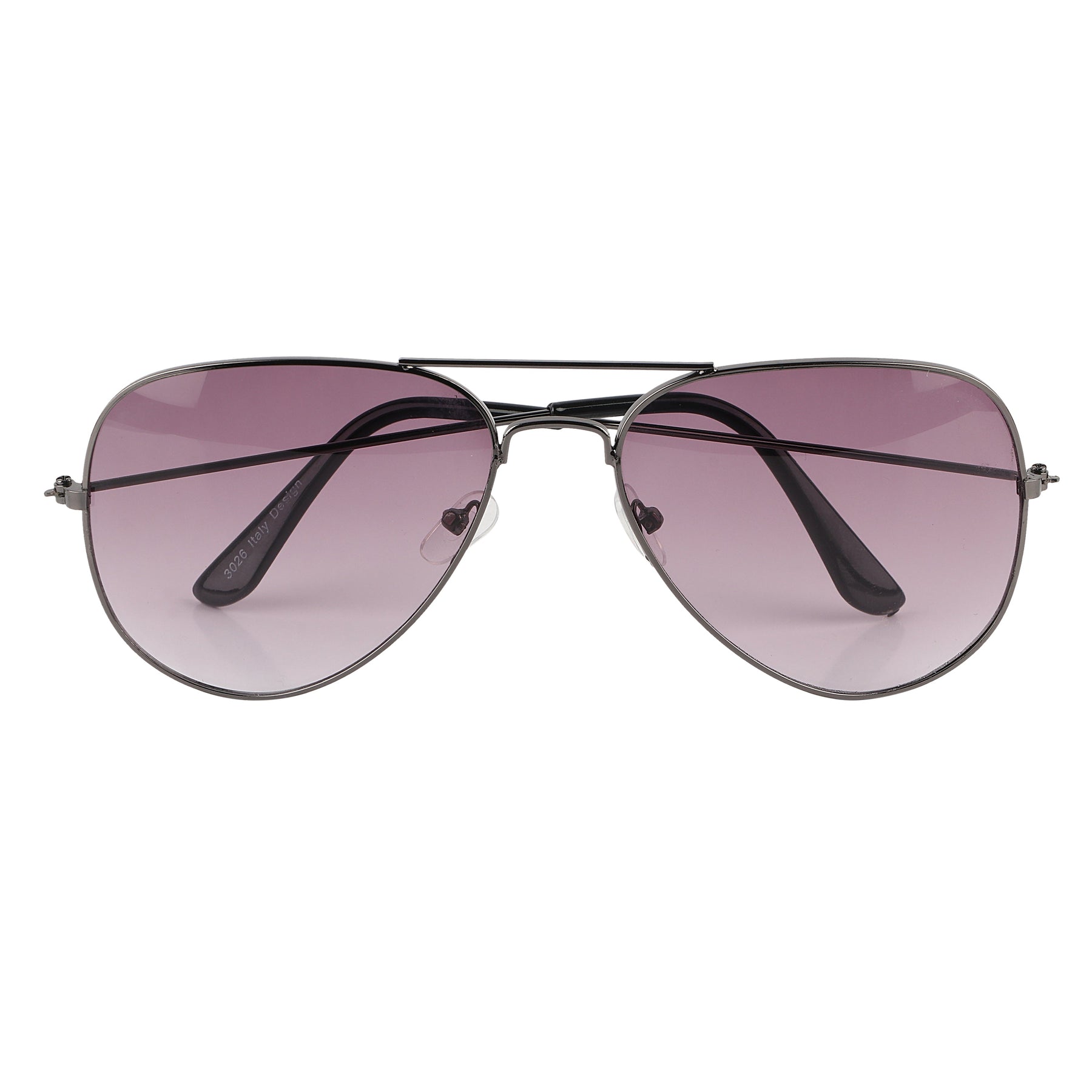 Aviator UV Protection Sunglass (Grey and Purple)