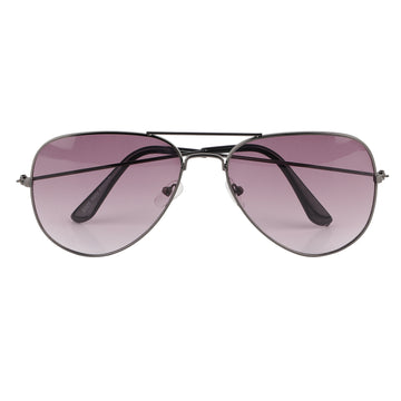 Aviator UV Protection Sunglass (Grey and Purple)