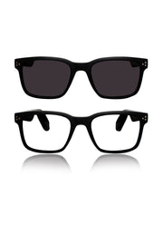 Jodykoes Square Smart Sunglasses Attachment with Speaker and Voice Assistant