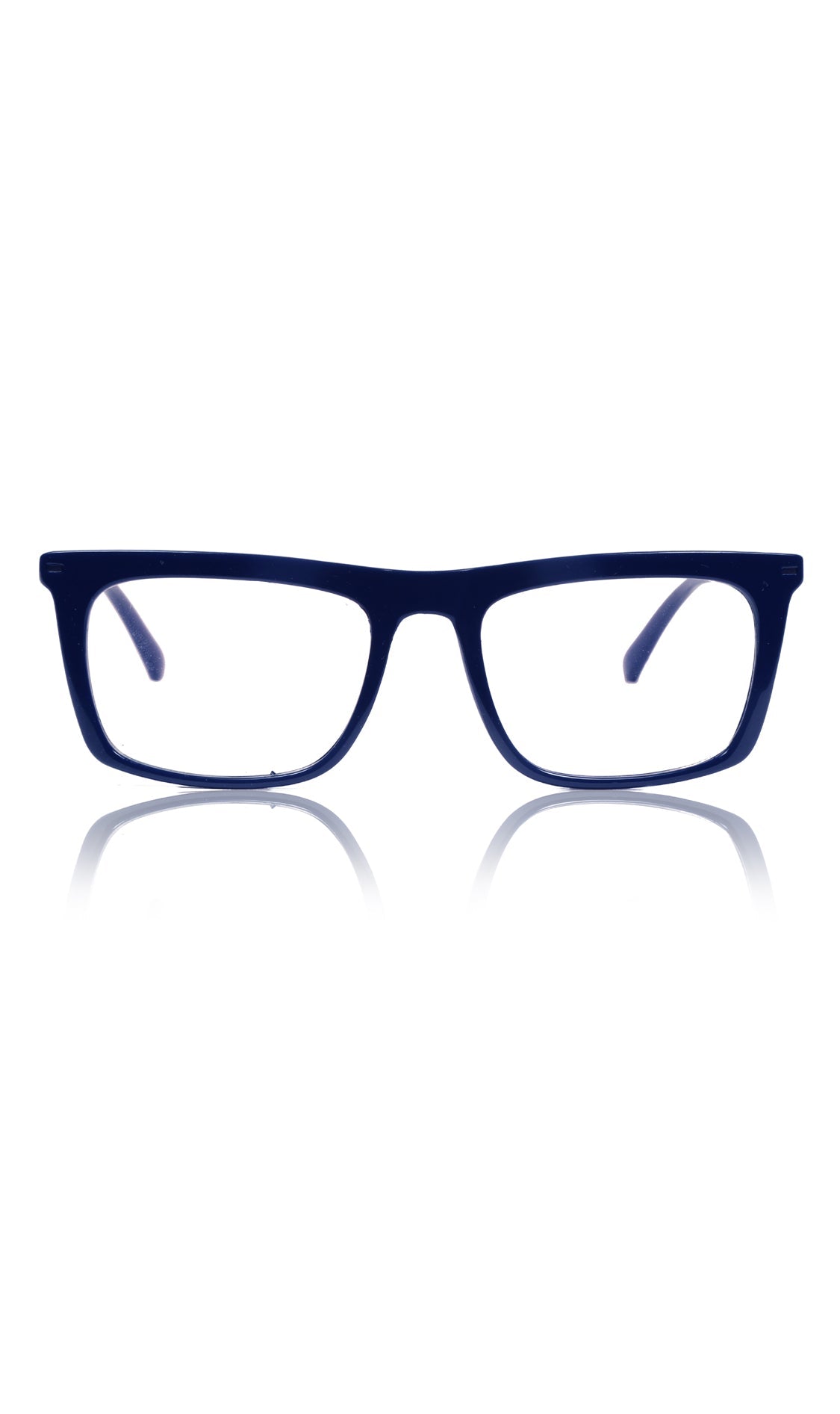 Colour Frame Series Stylish Spectacle Frames for Men | Blue Rays Protection Rectangle Eyewear with Anti Glare Glasses for Men and Women (Blue)