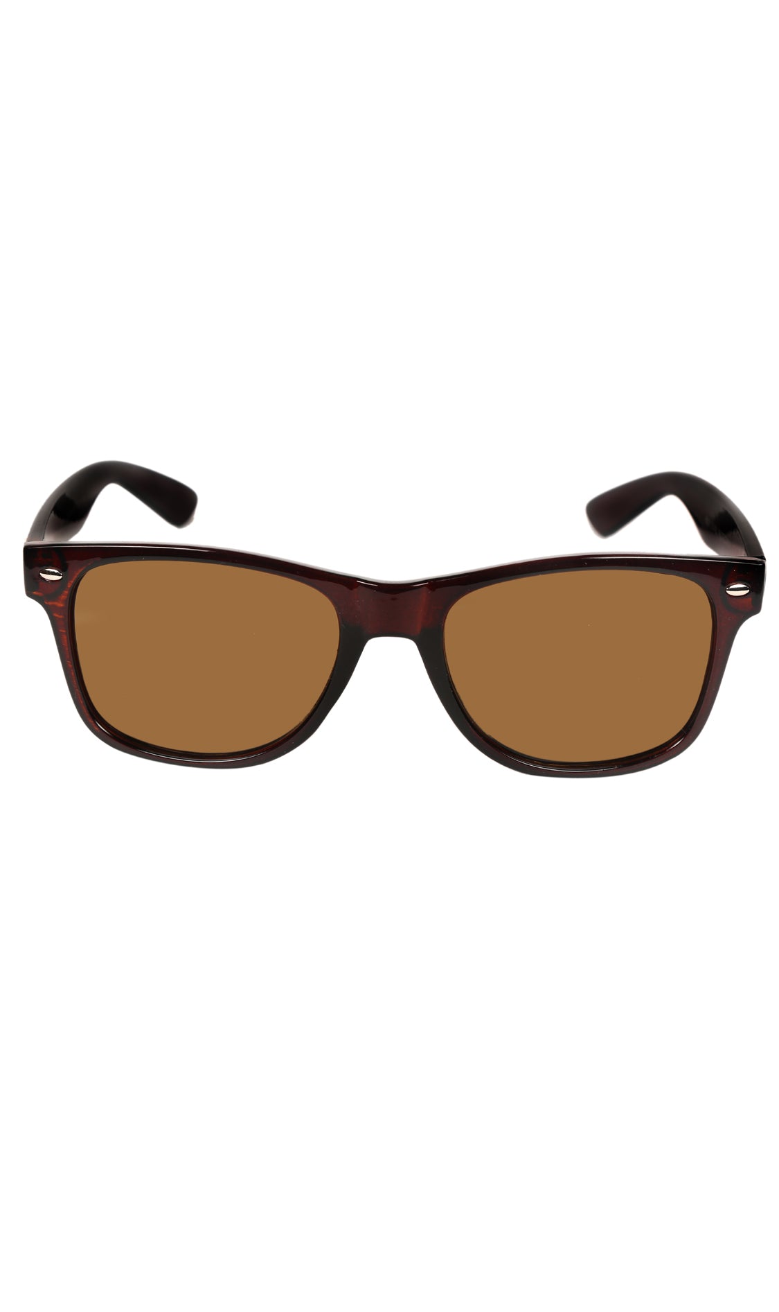 Stylish Looking Fashionable UV Protection Sunglasses Wayfare Shape Eyeshades For Men and Women (Brown)