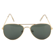 Aviator UV Protection Sunglass (Gold and Green)