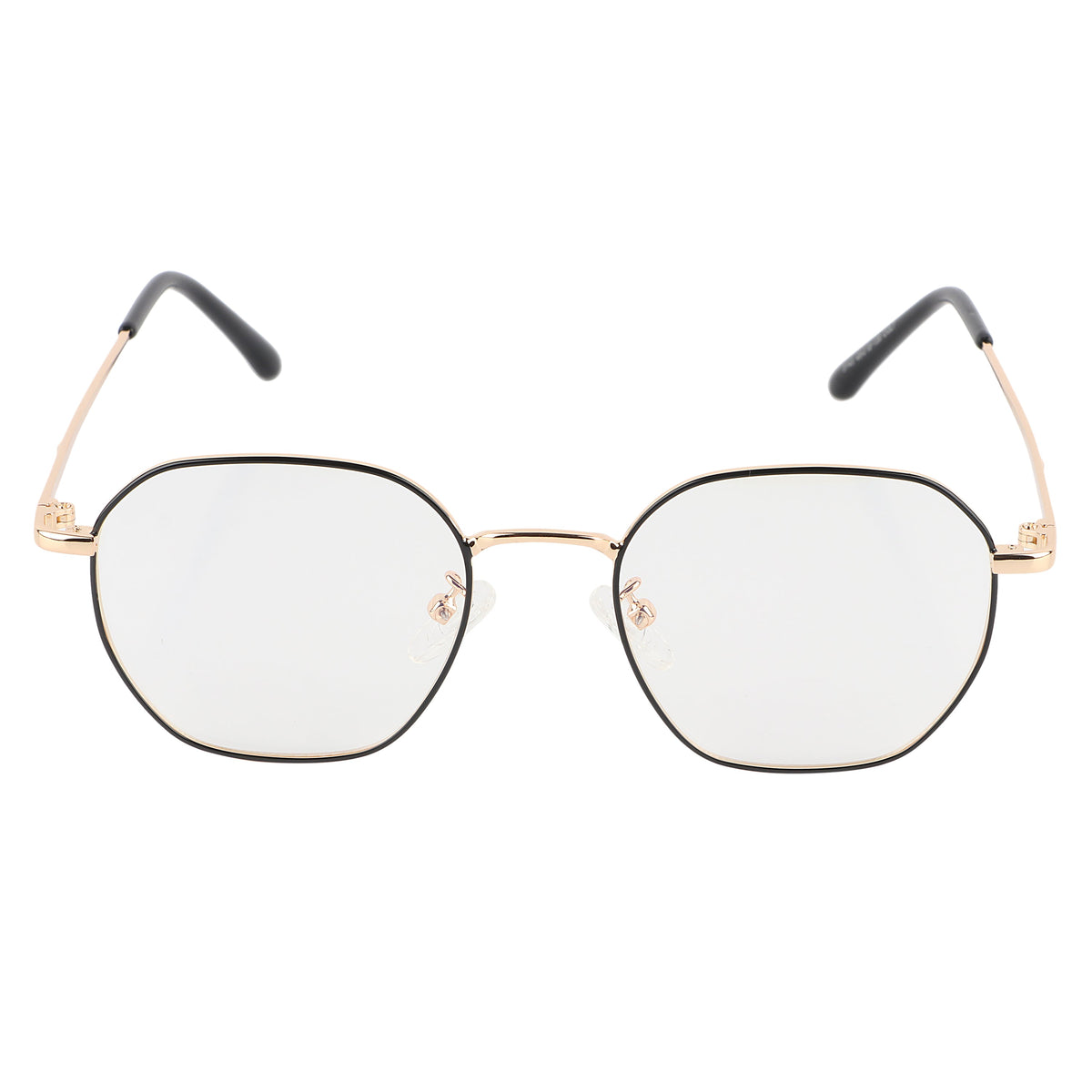 Premium Quality Hexagonal Metal Frame (Black & Gold)
