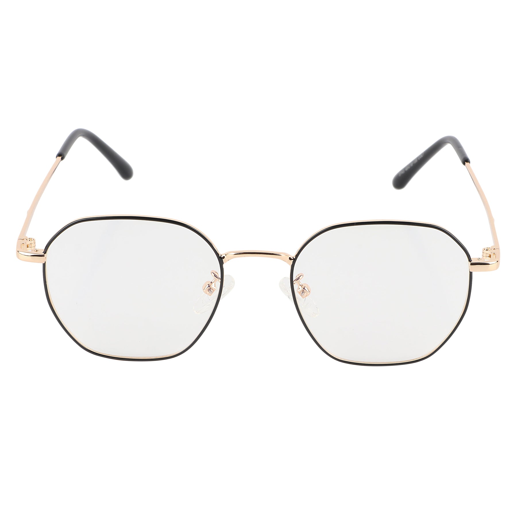 Premium Quality Hexagonal Metal Frame (Black & Gold)