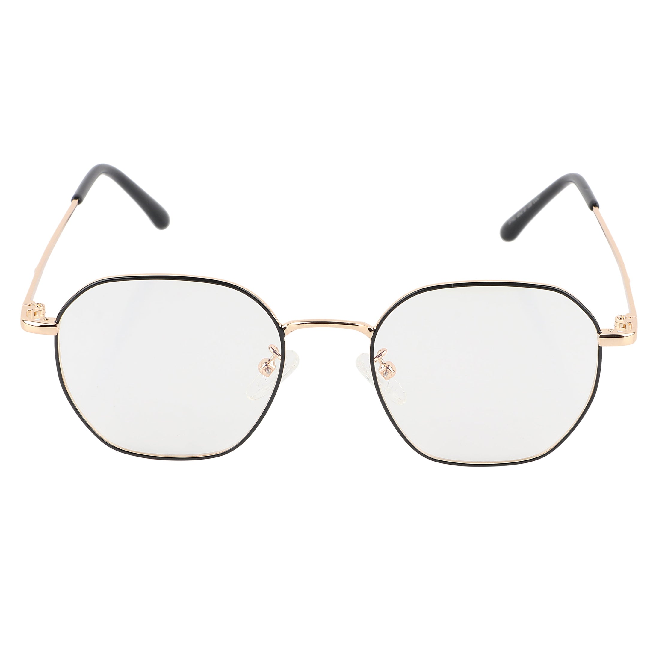 Premium Quality Hexagonal Metal Frame (Black & Gold)