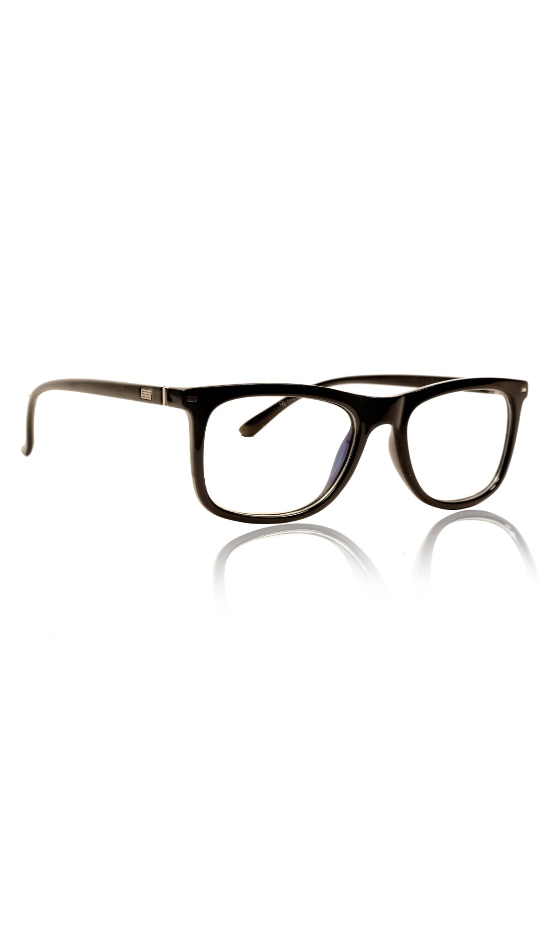 Colour Frame Series Eyewears | Blue Rays Protection Warfare Stylish Spectacles With Anti Glare Eyeglasses For Men and Women Eyewears (Black)