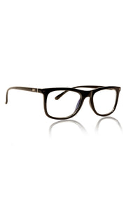 Colour Frame Series Eyewears | Blue Rays Protection Warfare Stylish Spectacles With Anti Glare Eyeglasses For Men and Women Eyewears (Black)