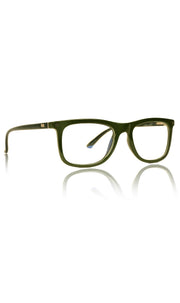 Colour Frame Series Eyewears | Blue Rays Protection Wayfare Stylish Spectacles With Anti Glare Eyeglasses For Men and Women Eyewears (Leaf Green)