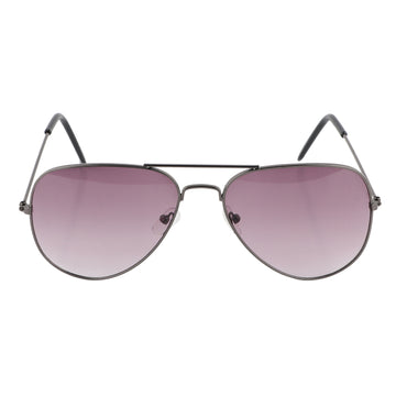 Aviator UV Protection Sunglass (Grey and Purple)