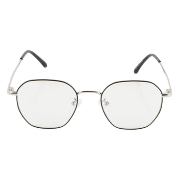 Premium Quality Hexagonal Metal Frame (Black & Silver)