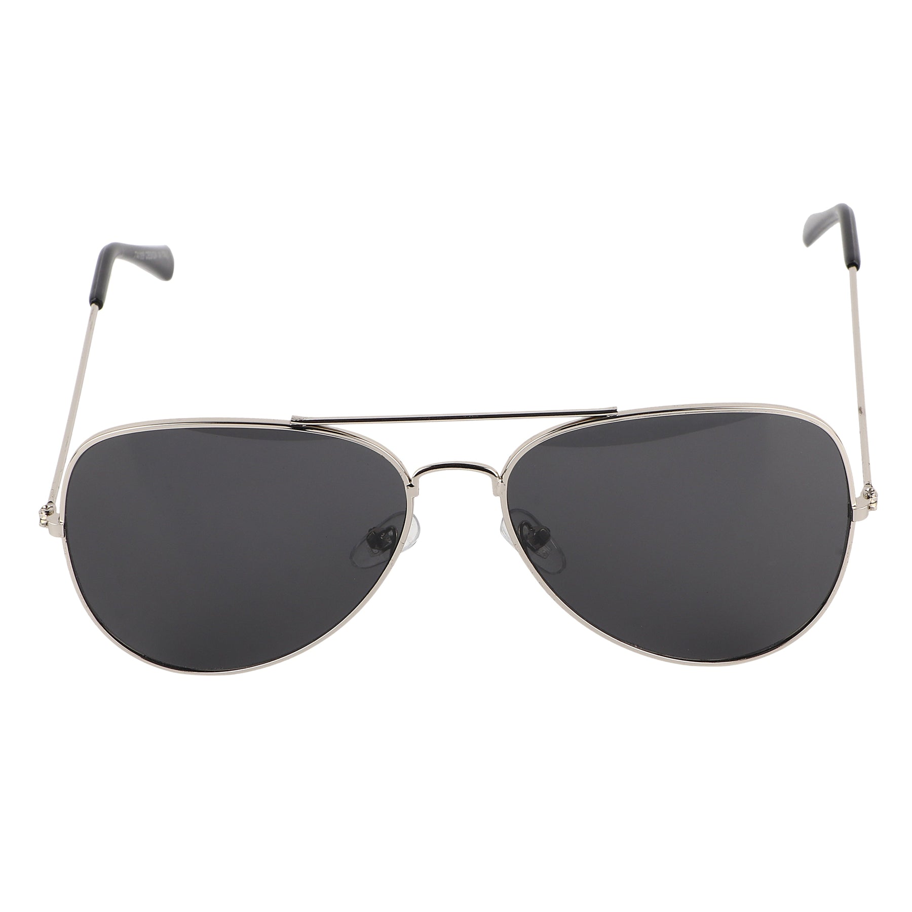 Aviator UV Protection Sunglass (Silver and Full Black)