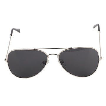 Aviator UV Protection Sunglass (Silver and Full Black)