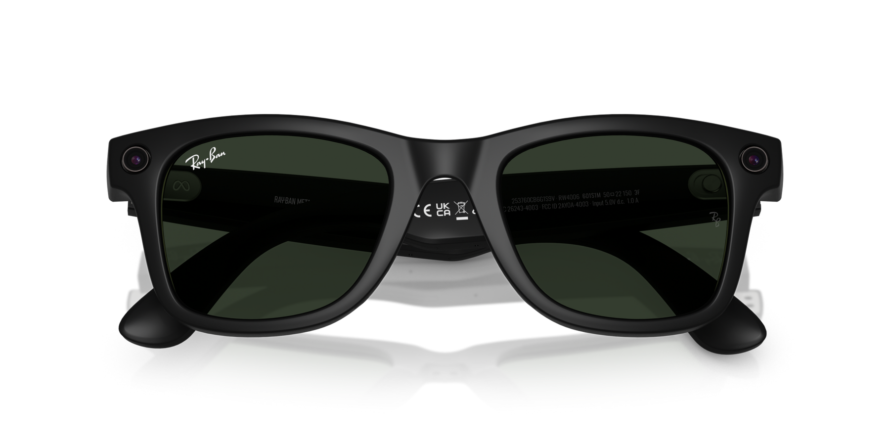Ray-Ban Meta AI RW4006 (Wayfarer) Spectacle Black with Transitions Medium