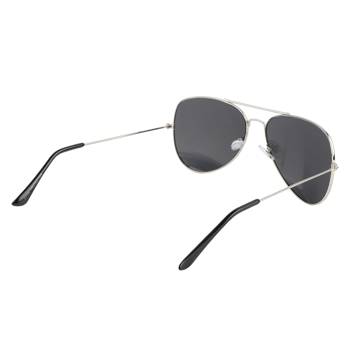 Aviator UV Protection Sunglass (Silver and Full Black)