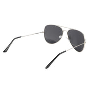 Aviator UV Protection Sunglass (Silver and Full Black)