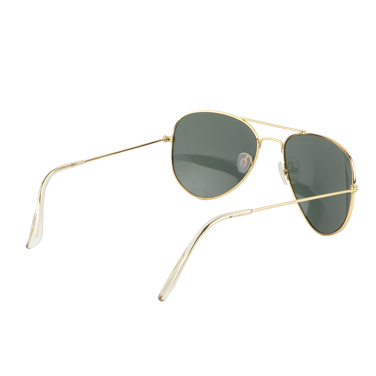 Aviator UV Protection Sunglass (Gold and Green)