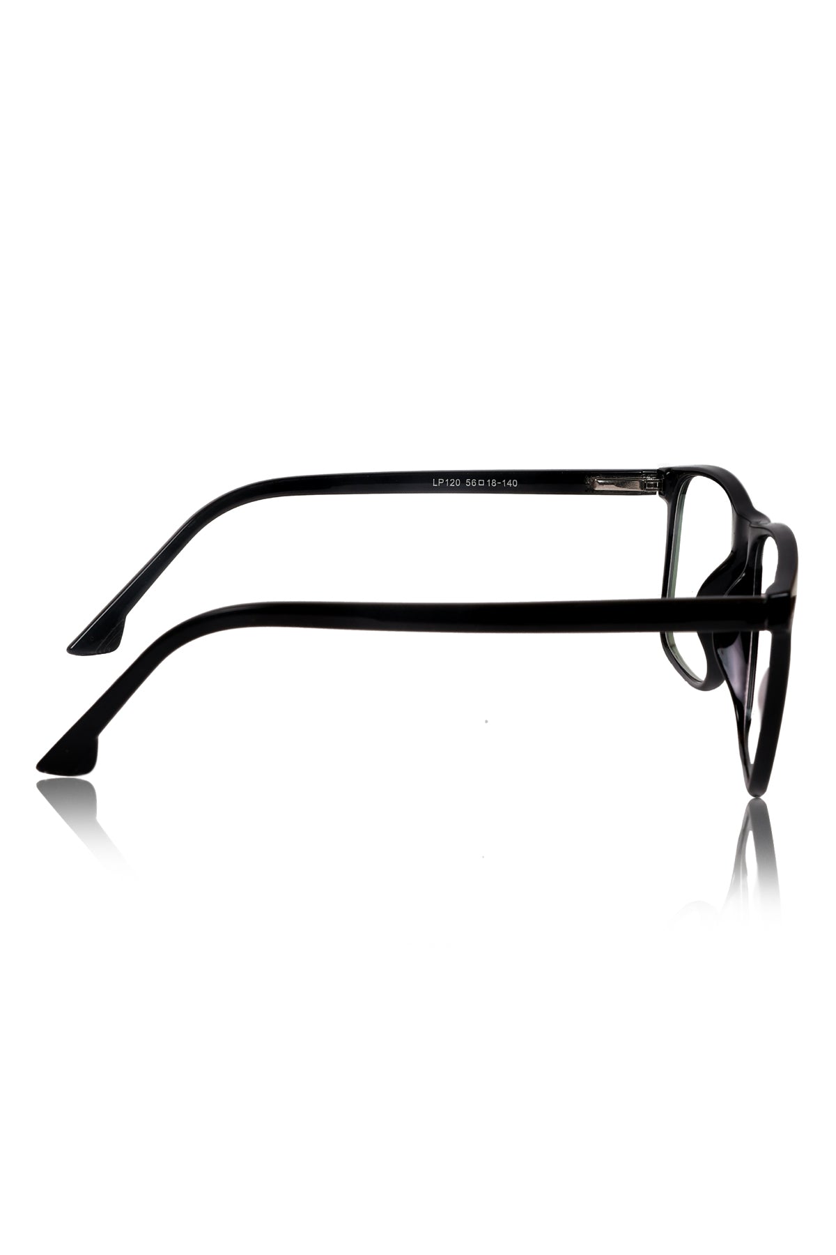 Premium Series Pure Acetate Sheet Rectangle Eyewear Frame | Modern Fashionable Trending Spectacle Eyeglasses For Men and Women (Opaque Black)
