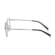 Stylish Looking Round Metal Frame (Black and Silver)