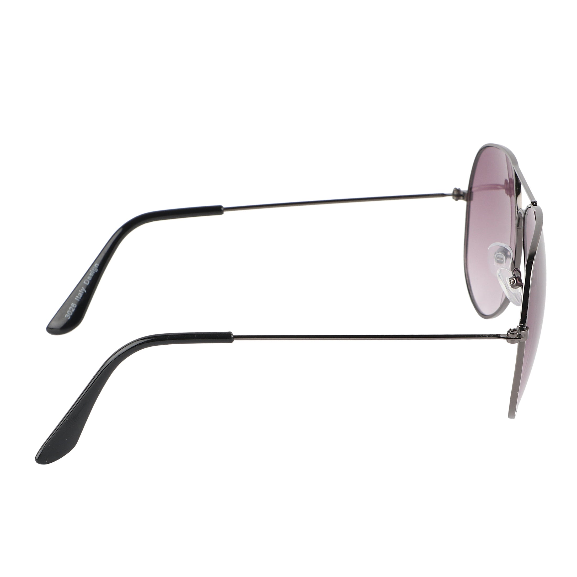Aviator UV Protection Sunglass (Grey and Purple)