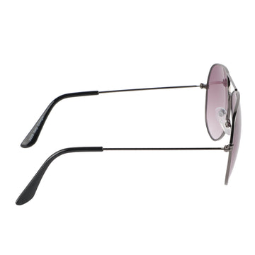 Aviator UV Protection Sunglass (Grey and Purple)