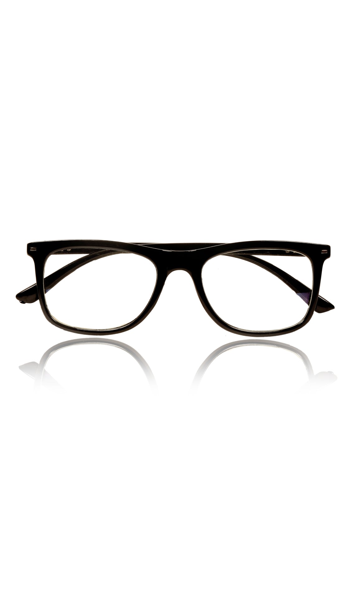 Colour Frame Series Eyewears | Blue Rays Protection Warfare Stylish Spectacles With Anti Glare Eyeglasses For Men and Women Eyewears (Black)