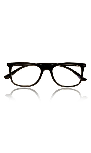 Colour Frame Series Eyewears | Blue Rays Protection Warfare Stylish Spectacles With Anti Glare Eyeglasses For Men and Women Eyewears (Black)