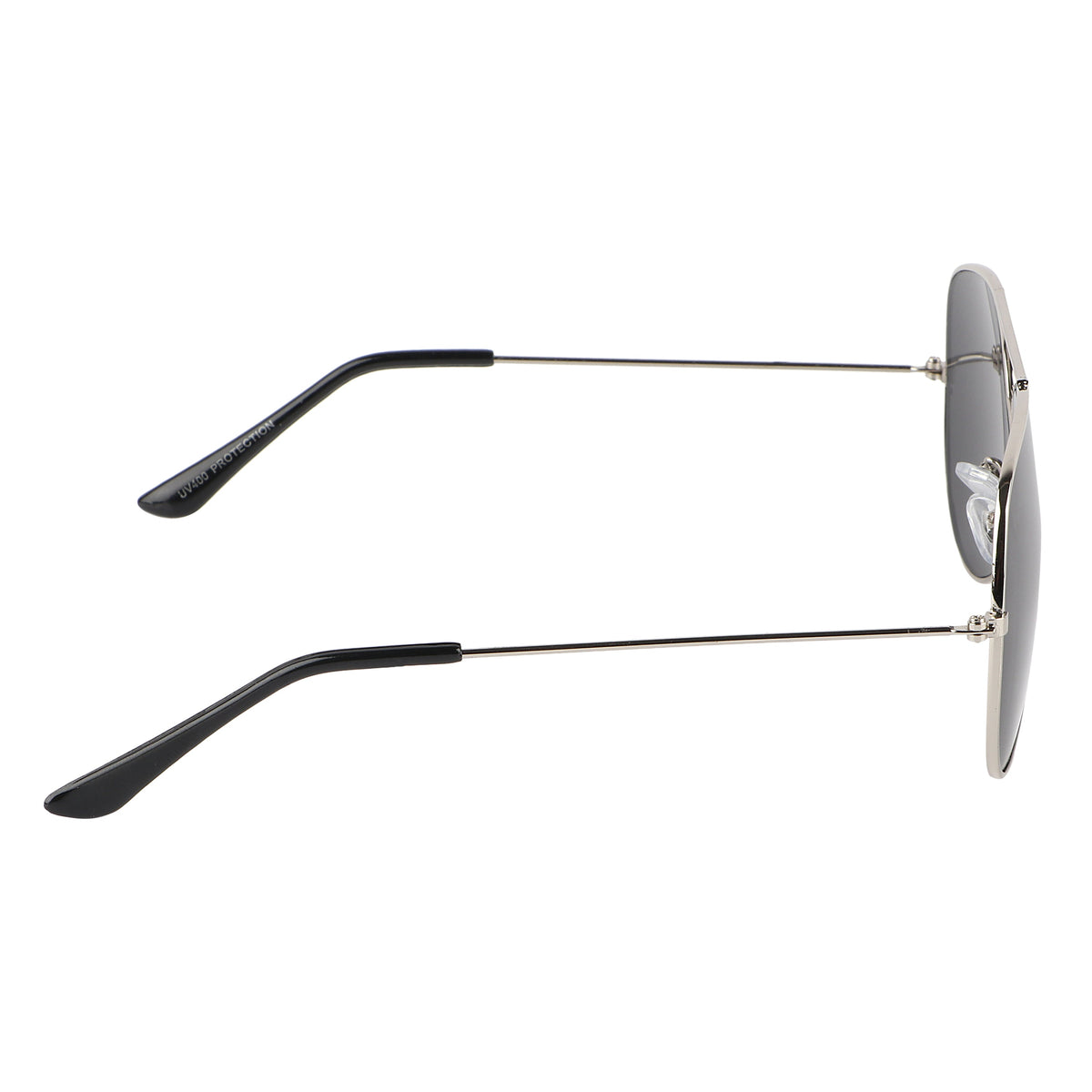 Aviator UV Protection Sunglass (Silver and Full Black)