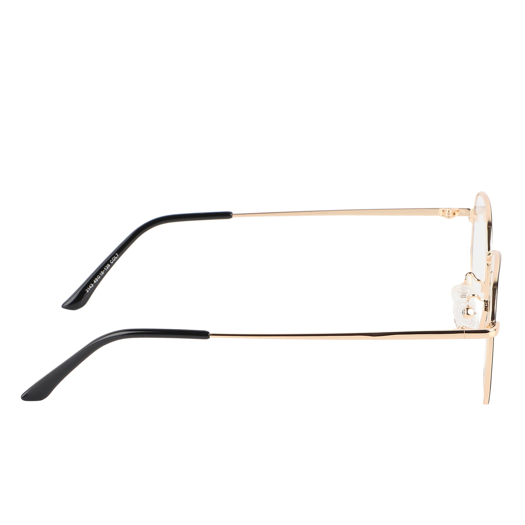 Premium Quality Hexagonal Metal Frame (Black & Gold)