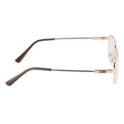 Flexible Arms Metal Half Rim Frame (Gold)
